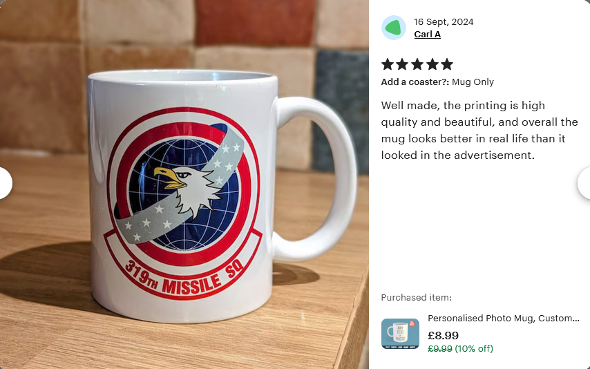 Create Your Own Mug - Any Logo, Text / Image