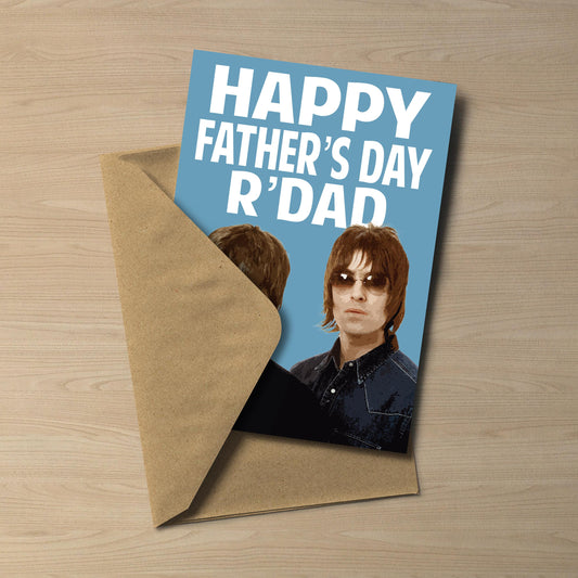 Oasis Father's Day Card | Happy Father's Day R'Dad
