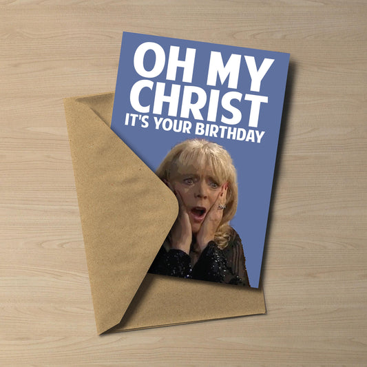 Gavin and Stacey Pam Birthday Card Oh My Christ Its Your Birthday 5x7