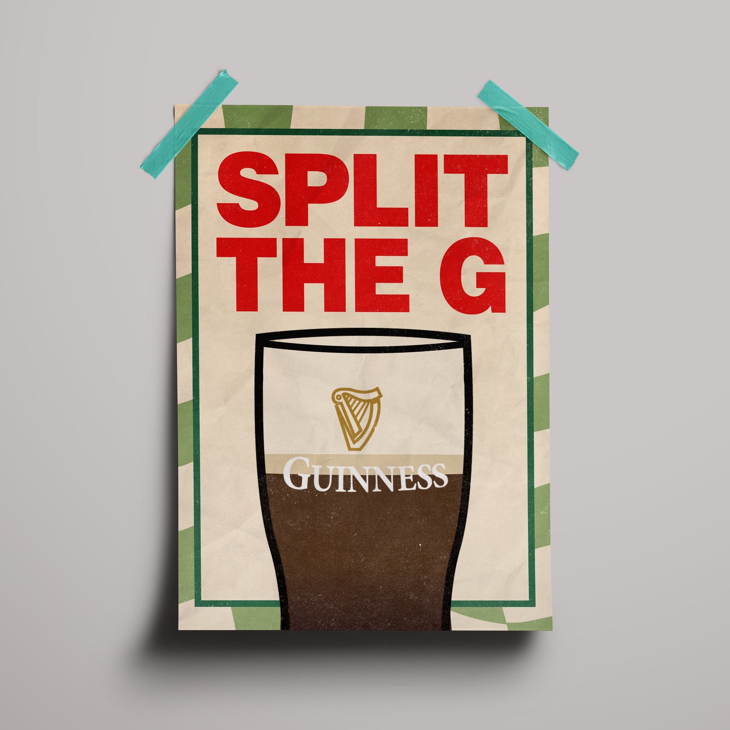 Guinness Split the G Poster