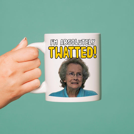 Gavin & Stacey Doris Mug: I'm Absolutely Twatted, Printed 11oz Mug