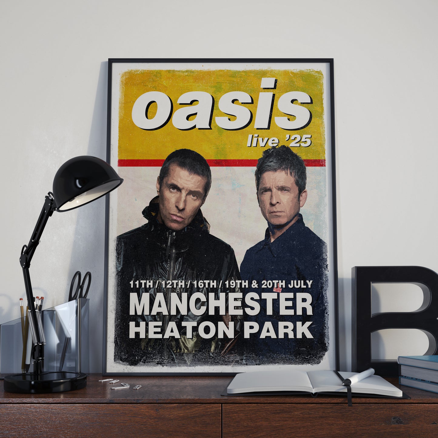 Oasis Heaton Park '25 poster