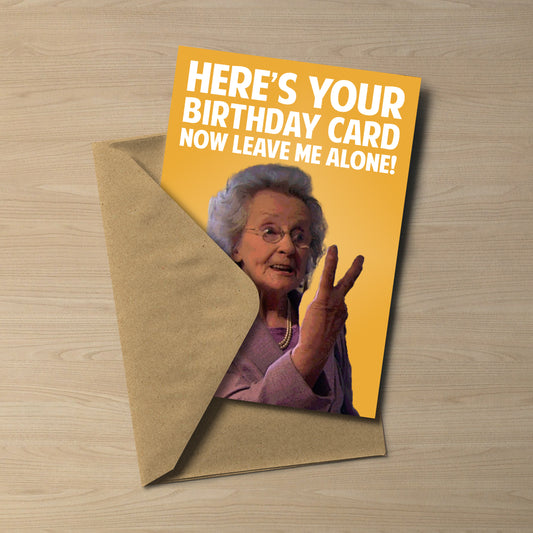Gavin & Stacey - Doris Birthday Card