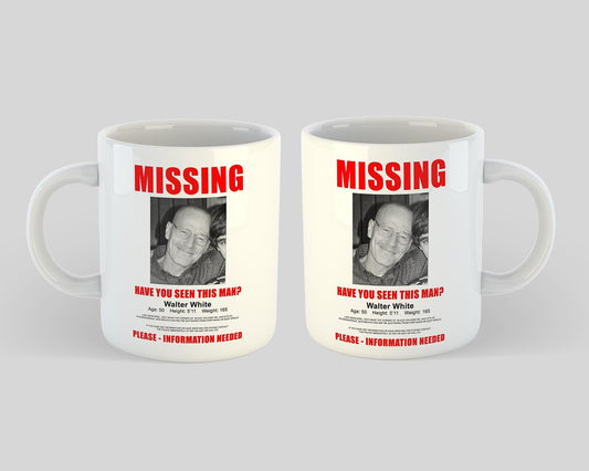 Breaking Bad - Missing flyer Mug, Heisenberg, Walter White mug