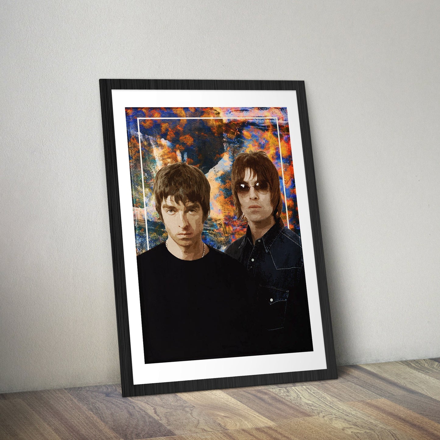 Oasis Poster - Abstract Portrait Print