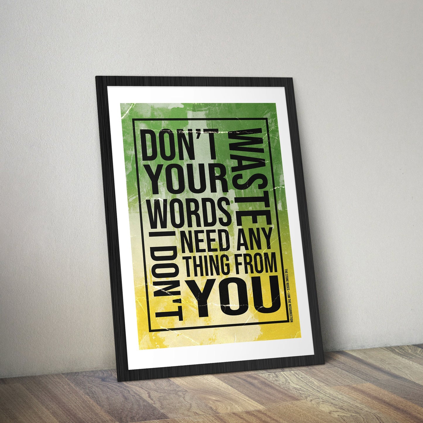 The Stone Roses I Am the Resurrection Poster