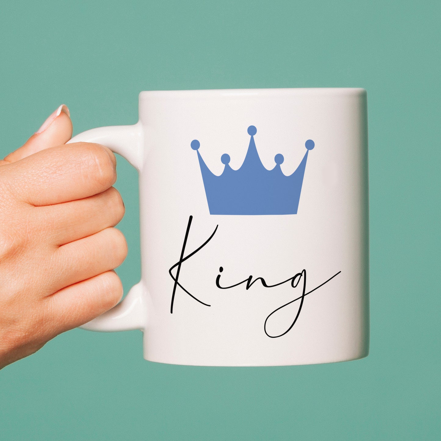 Couples King and Queen Mug Personalised