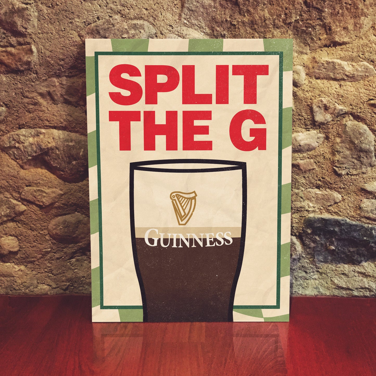 Guinness Split the G Poster