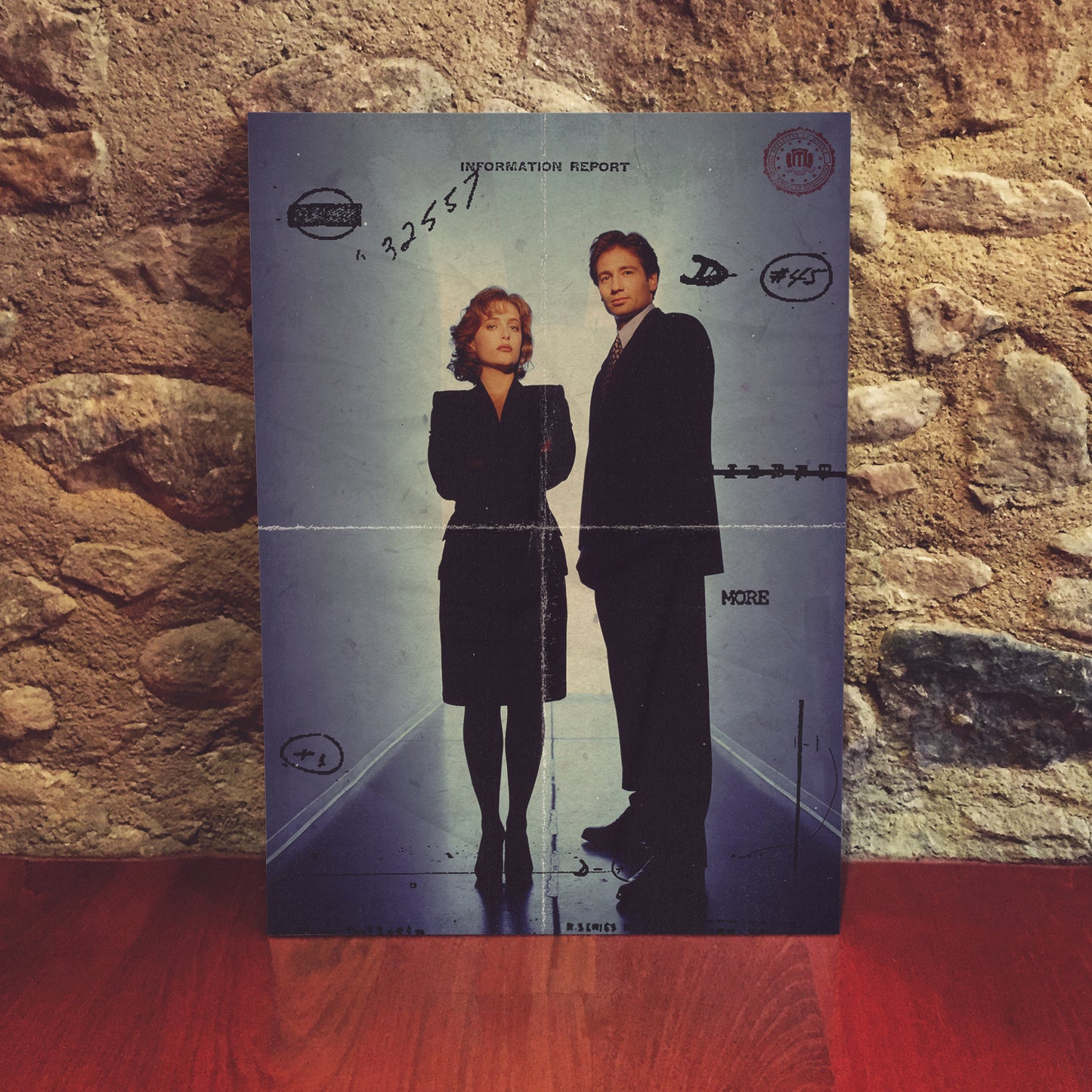 The X-Files Mulder and Scully Poster