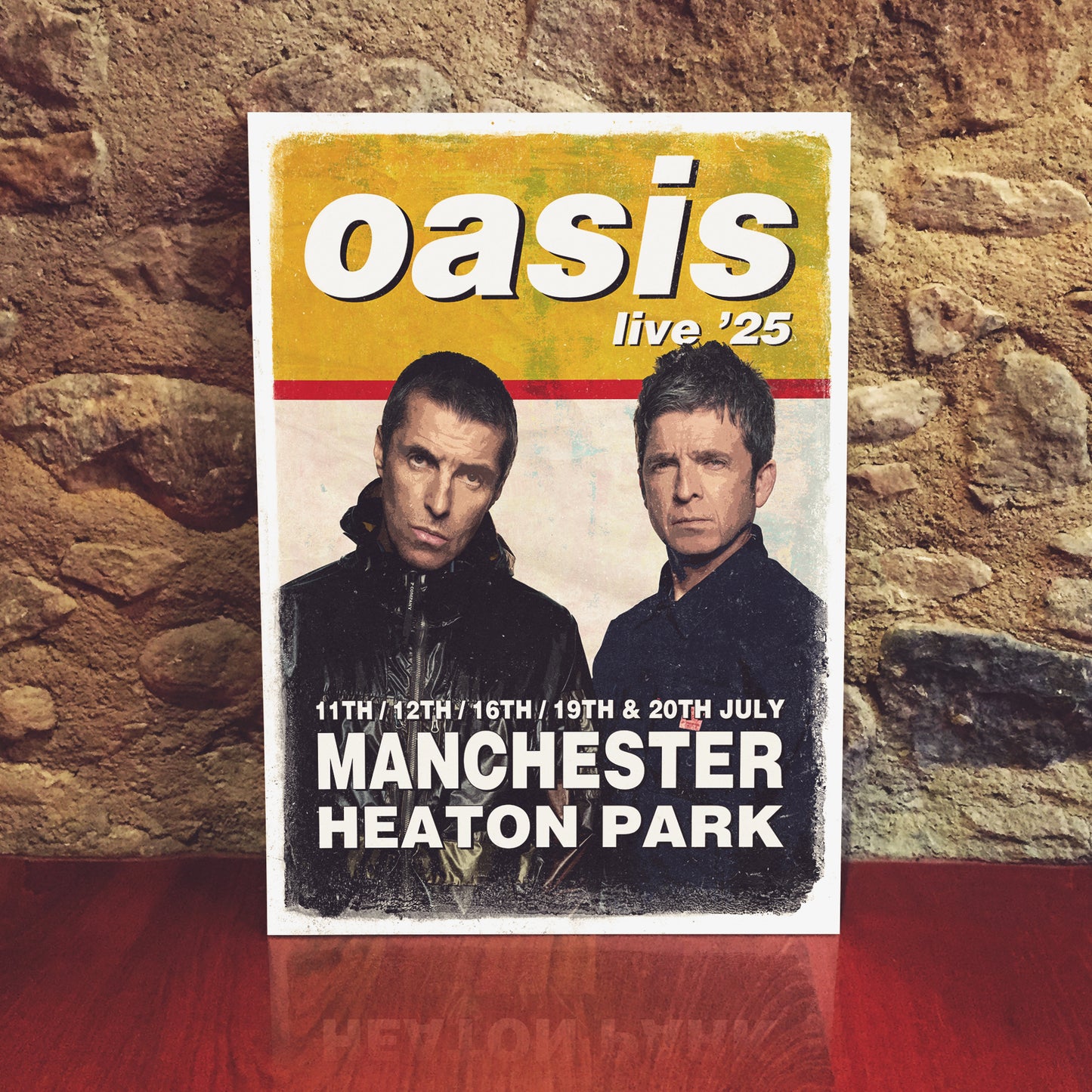 Oasis Heaton Park '25 poster