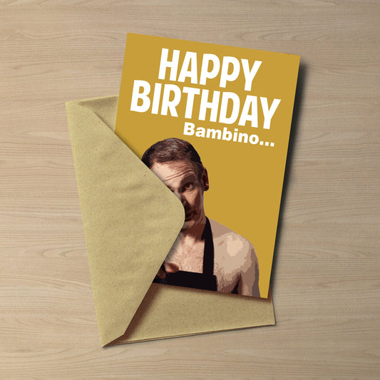 Martin goodman Birthday Card | Happy Birthday Bambino