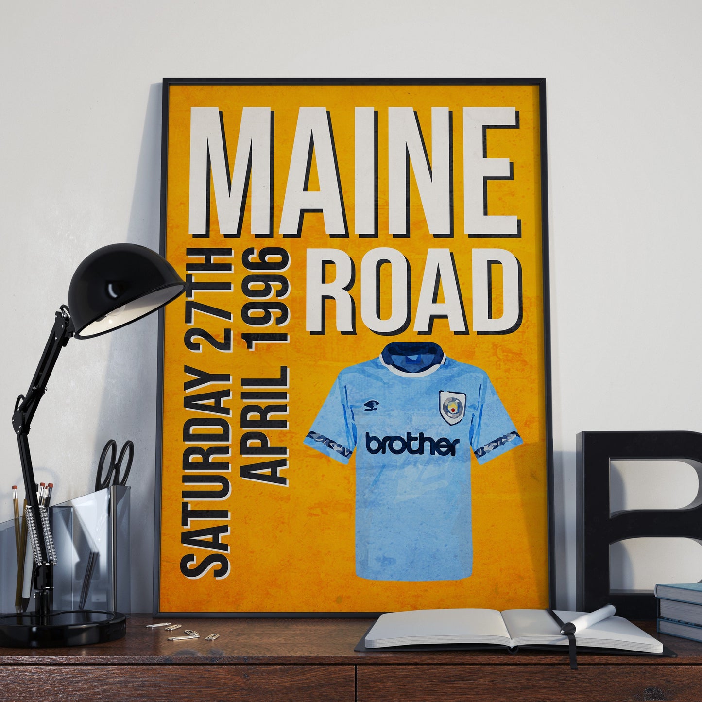 Oasis Wall Art Maine Road Poster