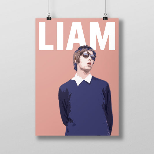 Liam Gallagher Glastonbury Poster