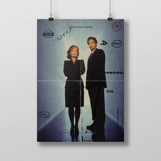 The X-Files Mulder and Scully Poster