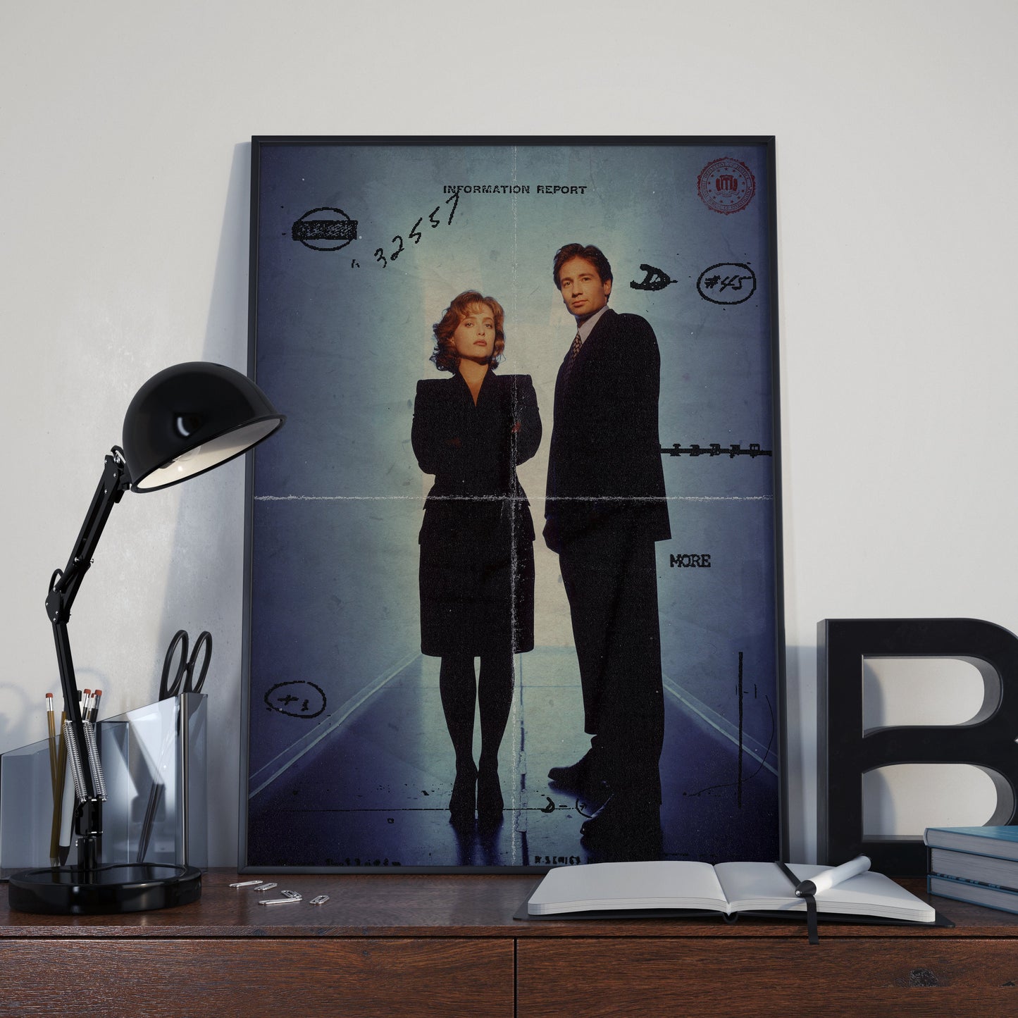 The X-Files Mulder and Scully Poster