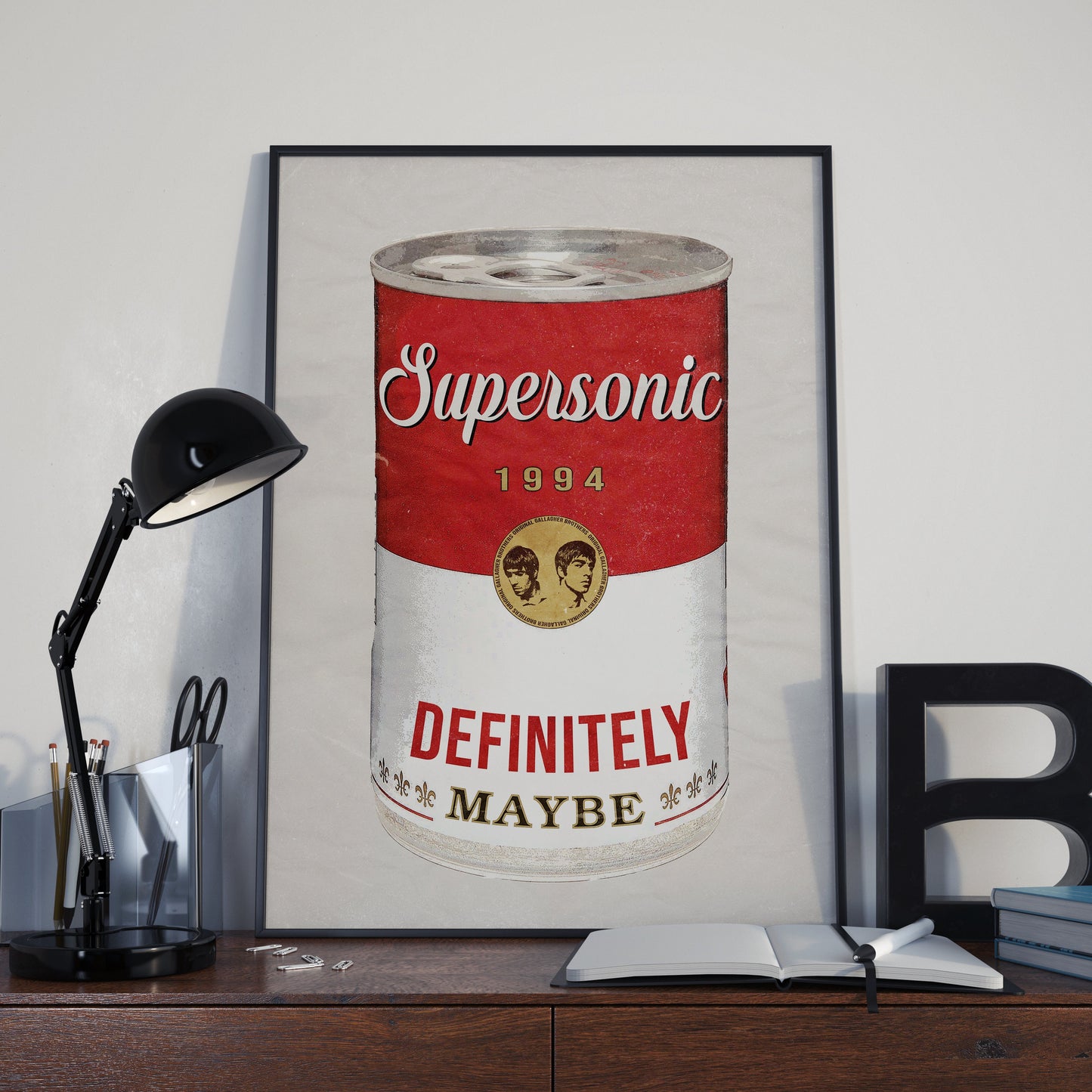 Oasis Poster - Supersonic Pop Art Style Print