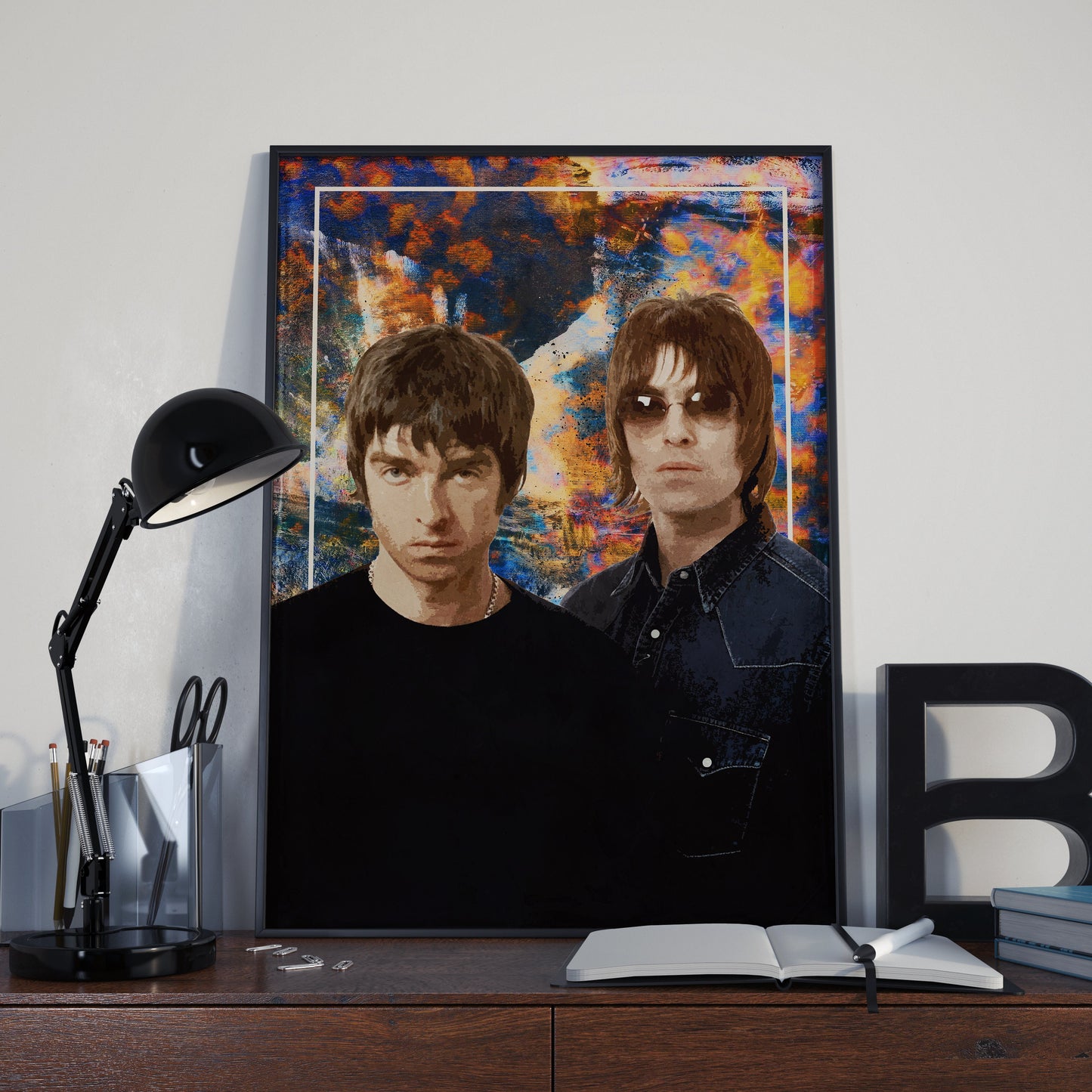 Oasis Poster - Abstract Portrait Print