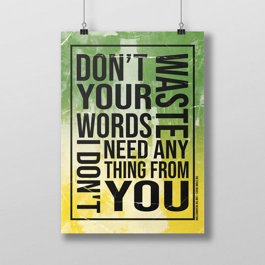 The Stone Roses I Am the Resurrection Poster