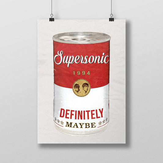 Oasis Poster - Supersonic Pop Art Style Print
