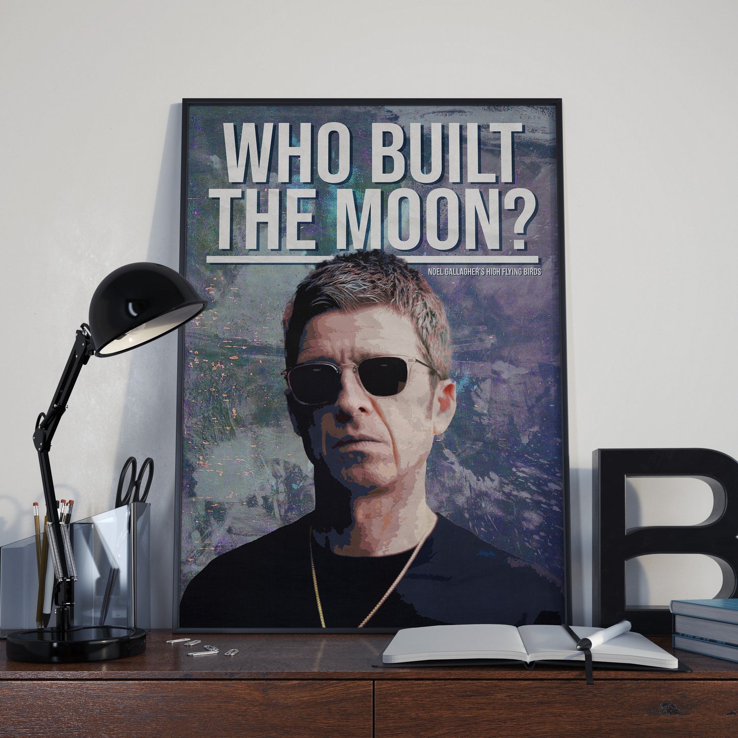 Noel Gallagher - Who Built the Moon poster