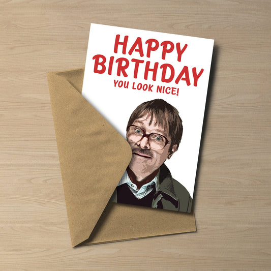 Friday Night Dinner Card | Jim You Look Nice Card