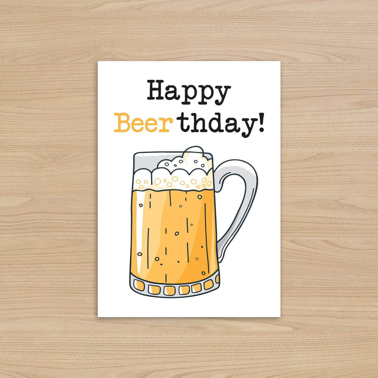 Happy BEERthday Card
