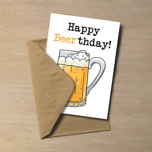 Happy BEERthday Card