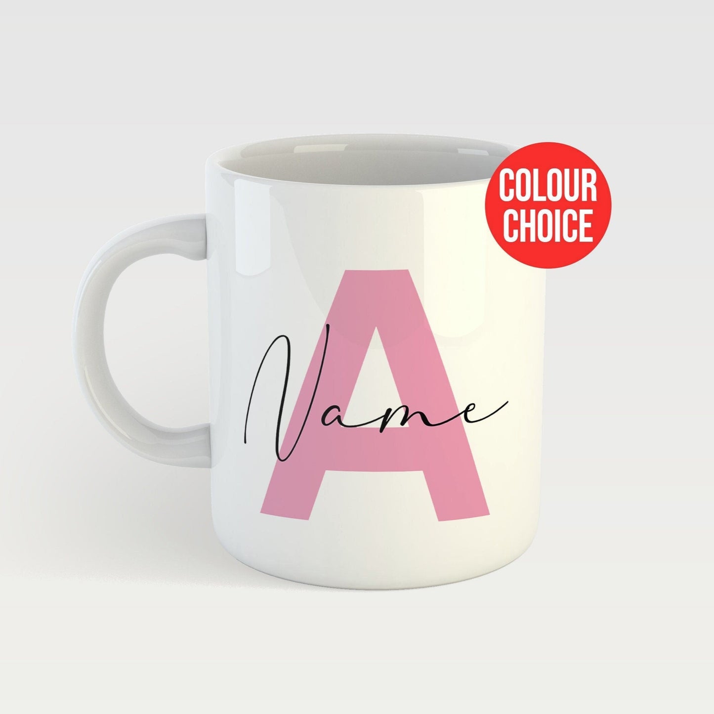 Personalised Name and Initial Mug | Letter Mug