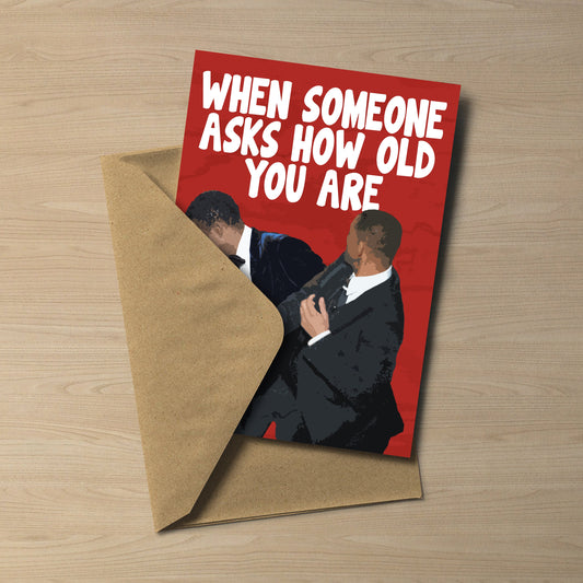 Will Smith, Chris Rock Oscars Card