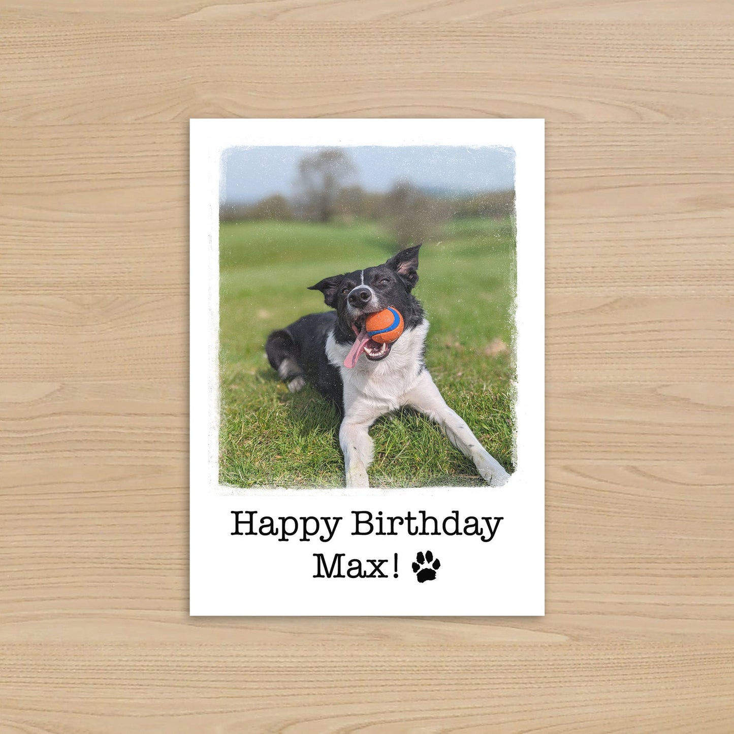 Custom Photo Card, Personalised Greeting Card