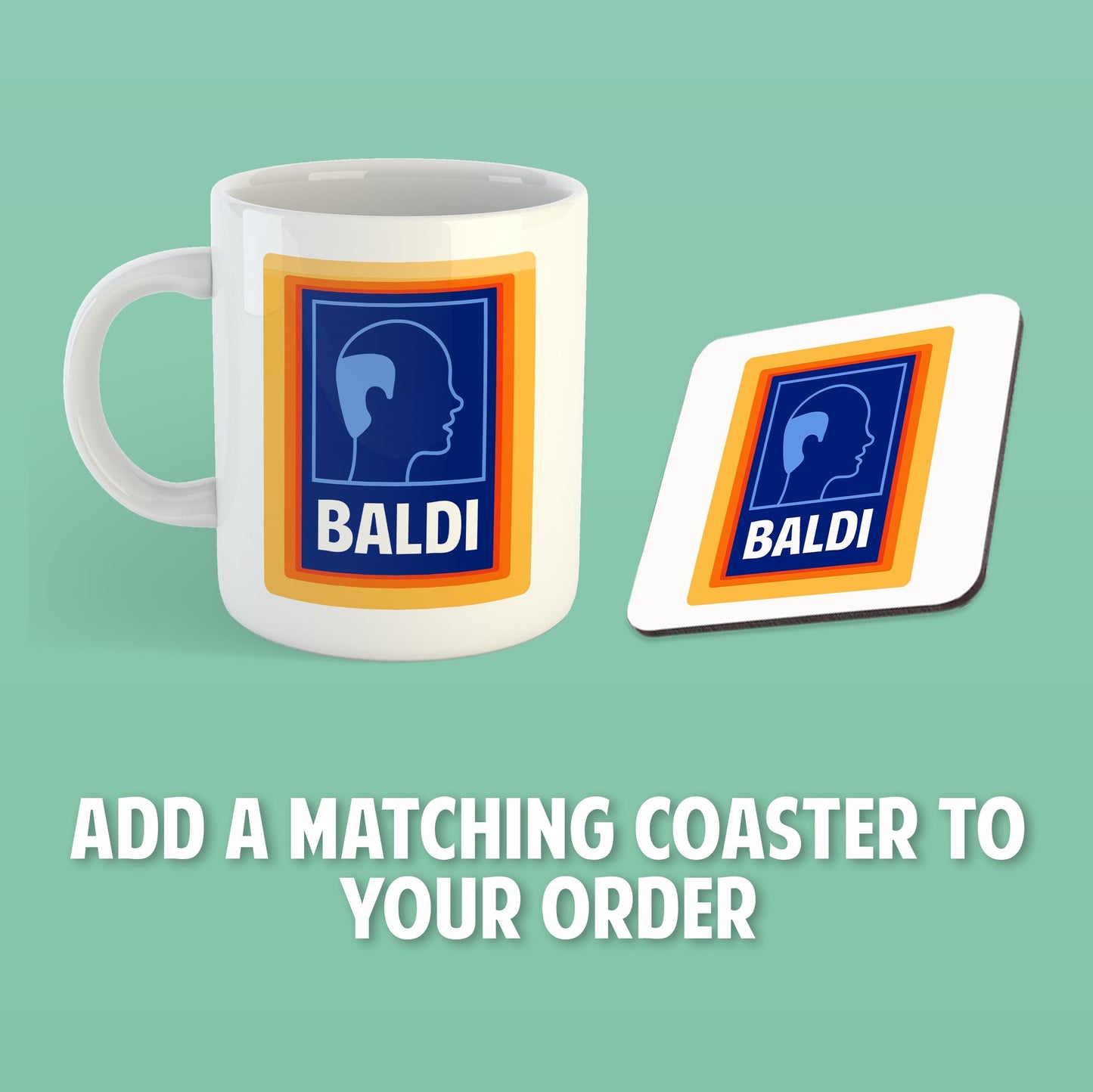 Baldi Mug | Aldi Inspired Ceramic Coffee Mug | 11oz