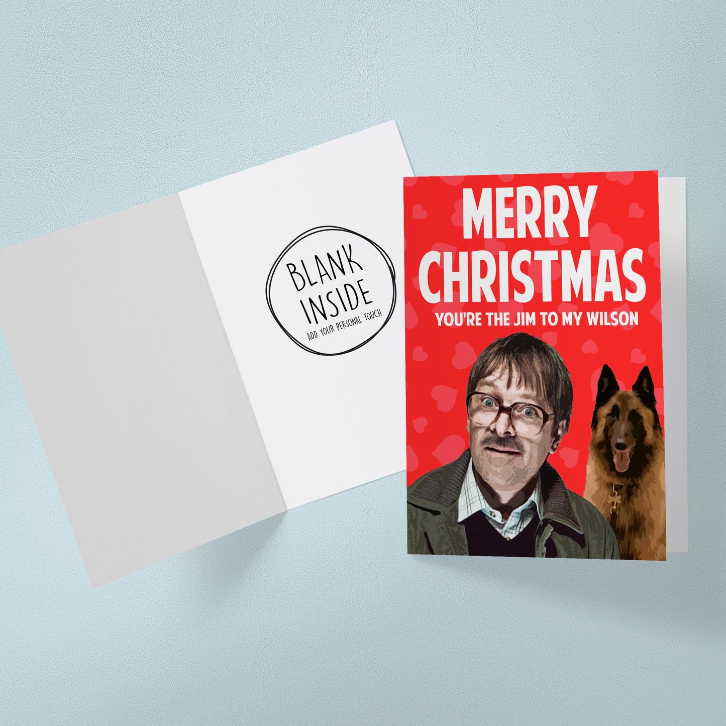 Friday Night Dinner - You're the Jim to My Wilson Christmas Card