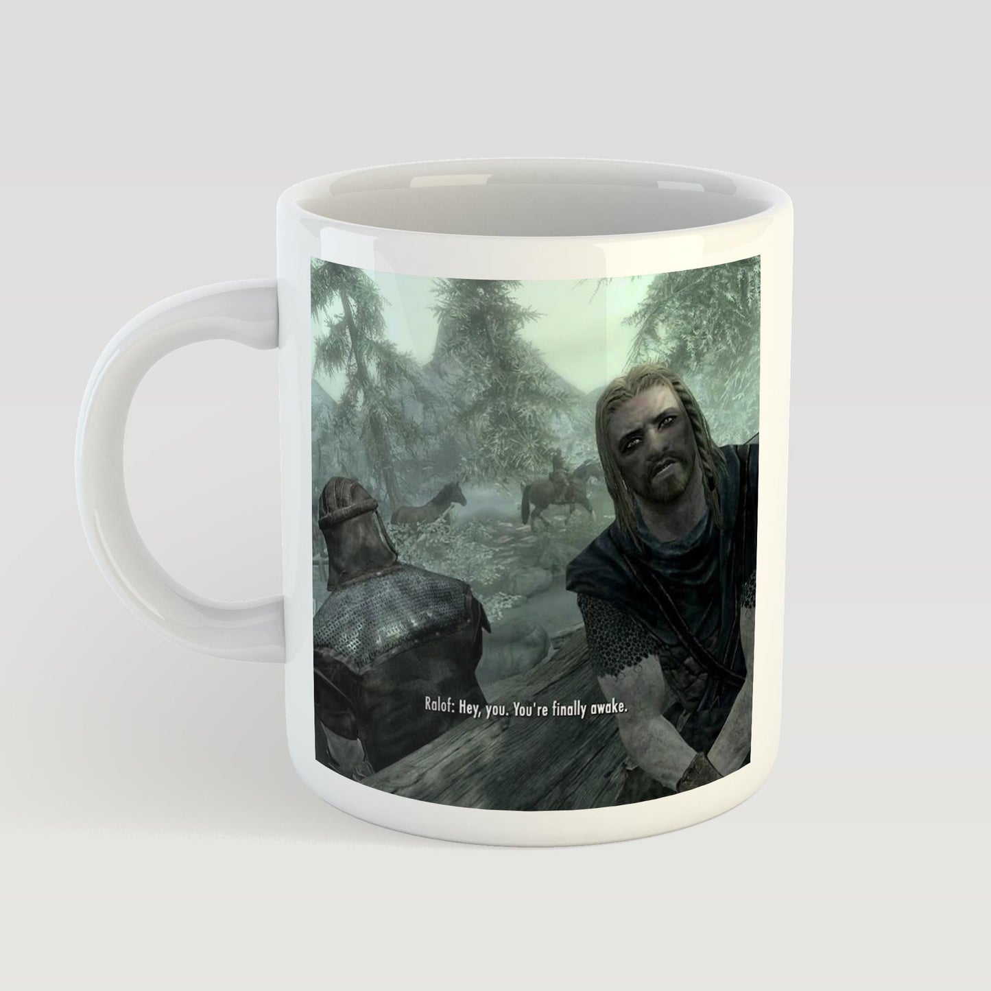 Skyrim "Hey You, You're Finally Awake" Mug, 11oz