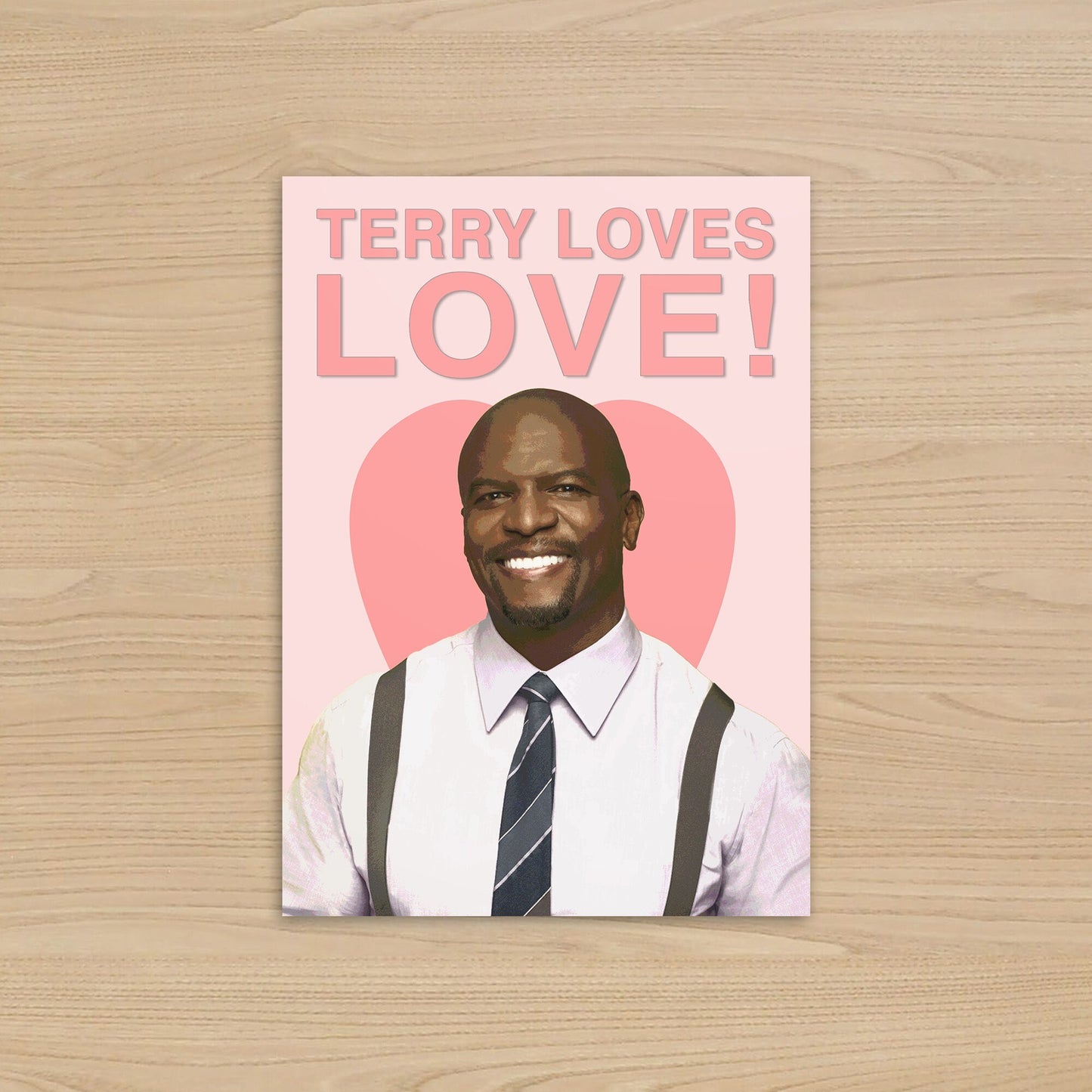 Terry Jeffords Valentine's Card – “Terry Loves LOVE” | Brooklyn Nine-Nine