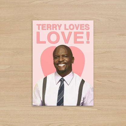 Terry Jeffords Valentine's Card – “Terry Loves LOVE” | Brooklyn Nine-Nine
