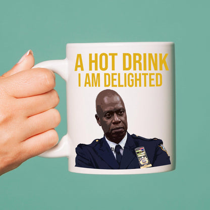 Brooklyn Nine-Nine Captain Holt I Am Delighted Ceramic Mug 11oz