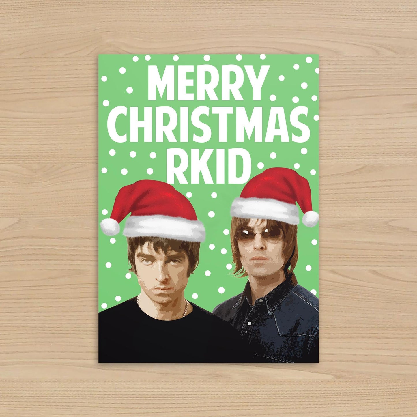 Oasis Christmas card: Merry Christmas Rkid