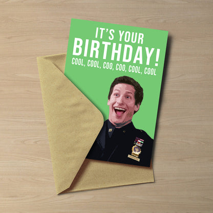 Jake Peralta Birthday Card | Cool Cool Cool Brooklyn Nine Nine Card