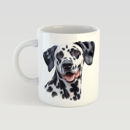 Personalised Dog Mug Custom Breed Portrait and Name