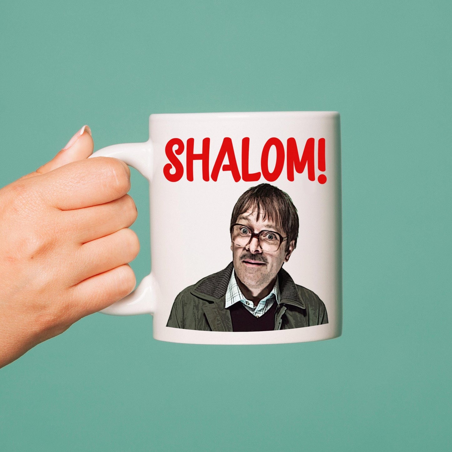Friday Night Dinner Shalom Ceramic Mug, 11oz