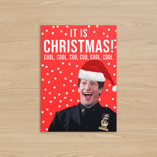 Jake Peralta Christmas Card: Brooklyn Nine-Nine Cool Cool Cool Card