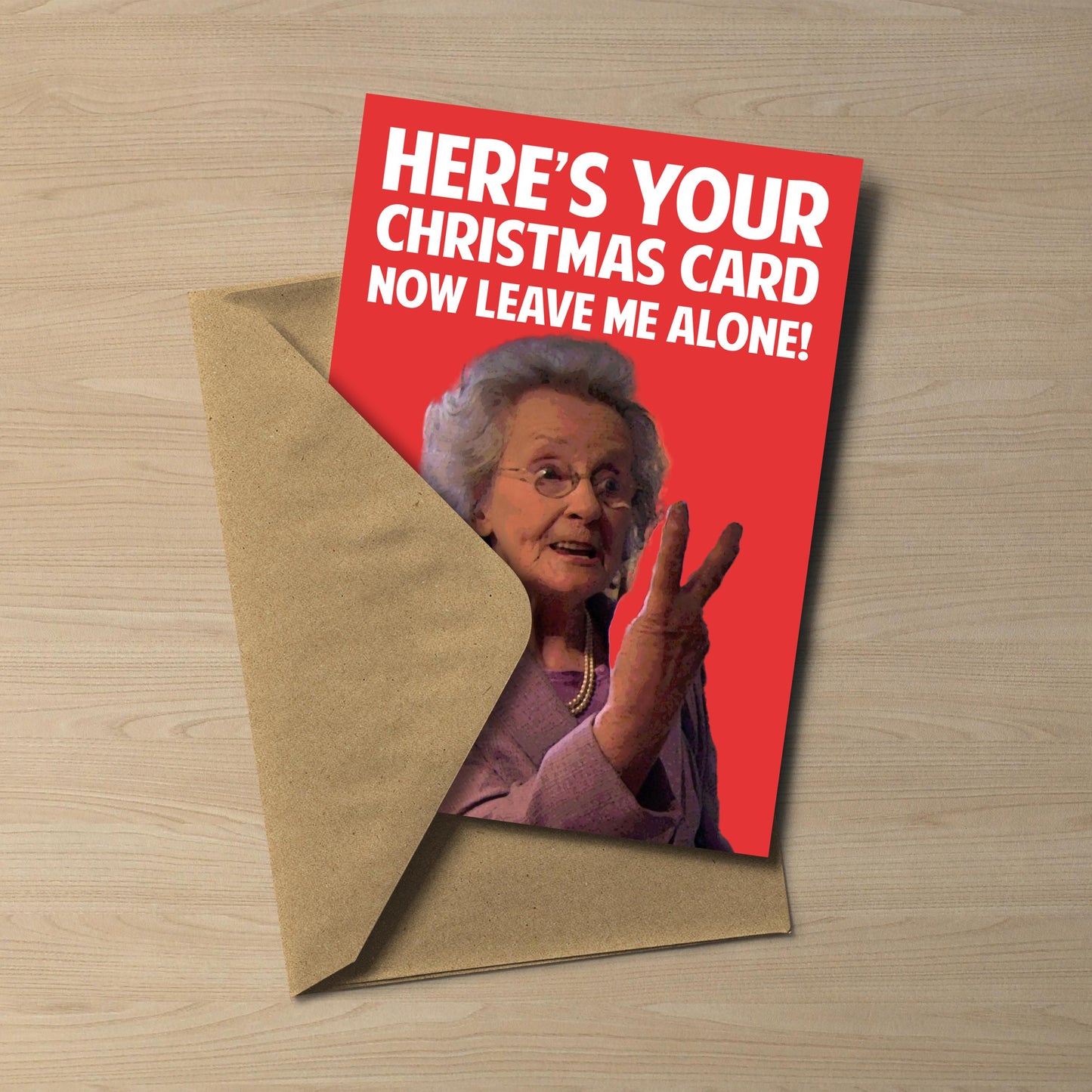 Gavin & Stacey Doris Christmas Card: "Here's your Christmas card!"