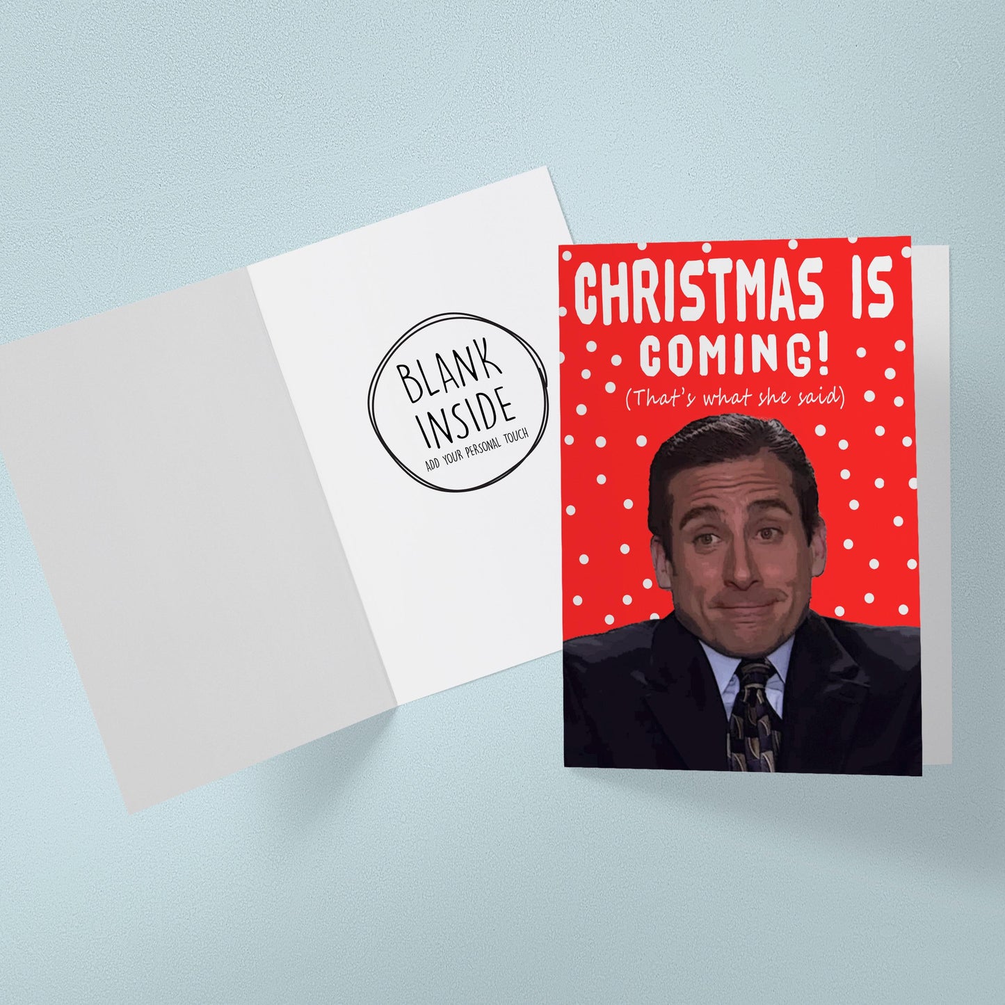 Michael Scott Office Christmas Card – That’s What She Said