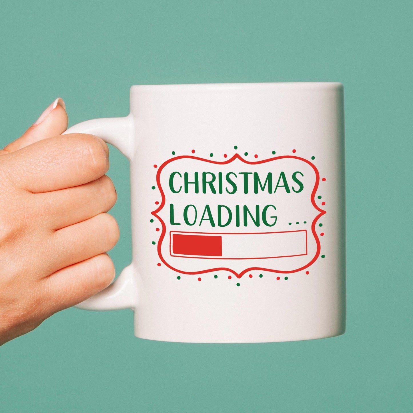 Christmas Loading Mug, Christmas Gift