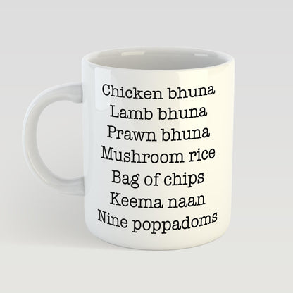 Gavin & Stacey - Smithy's Indian Order Mug