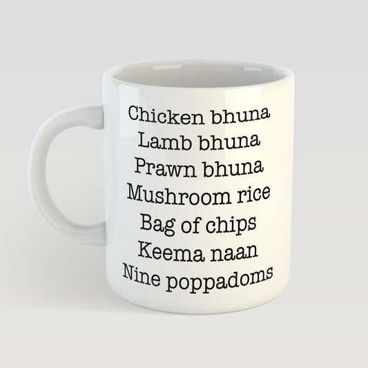 Gavin & Stacey - Smithy's Indian Order Mug