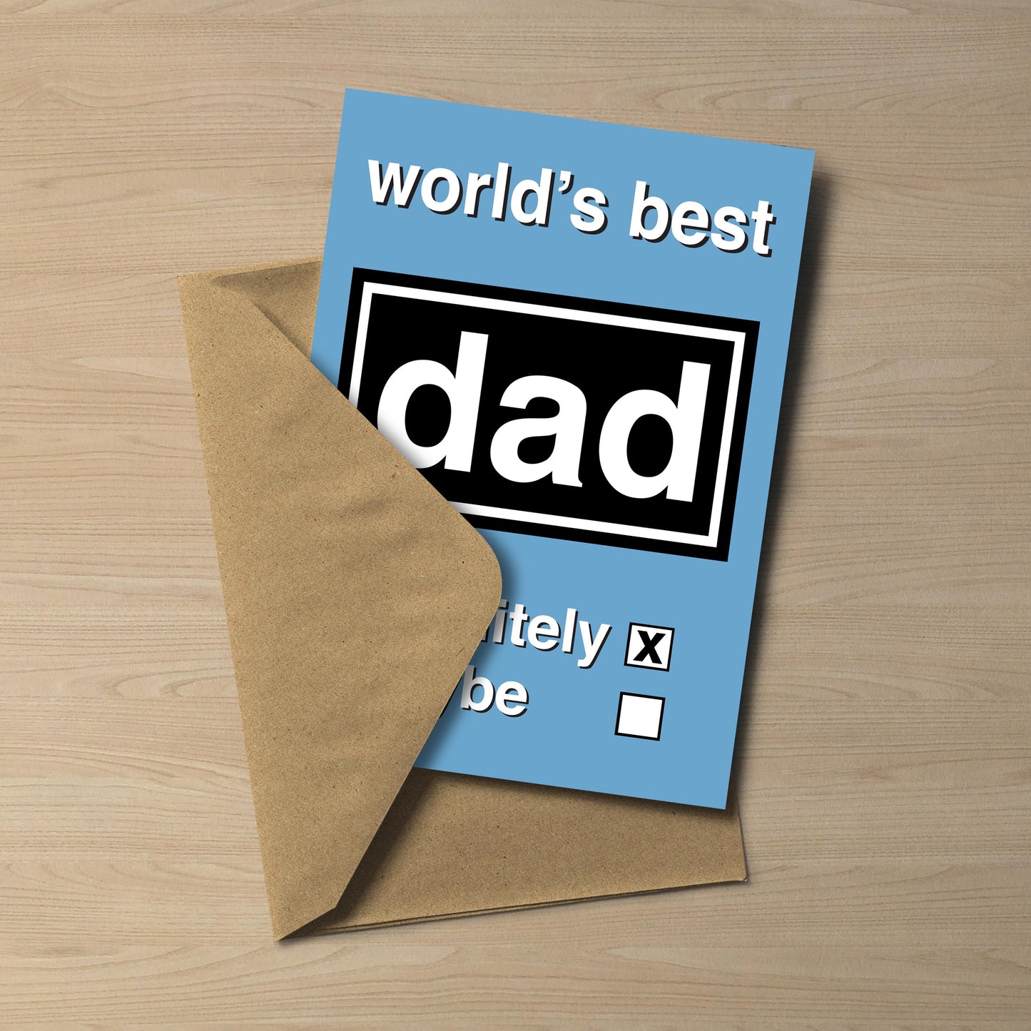 Oasis World’s Best Dad Card | Definitely Maybe
