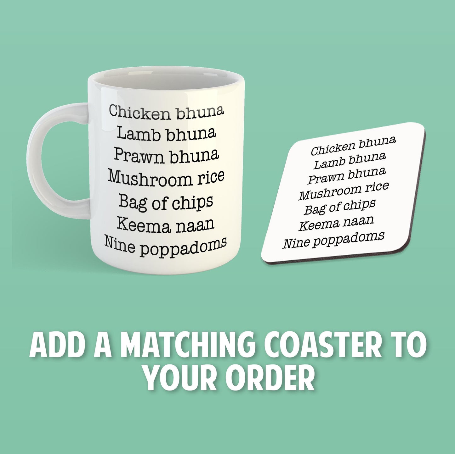 Gavin & Stacey - Smithy's Indian Order Mug