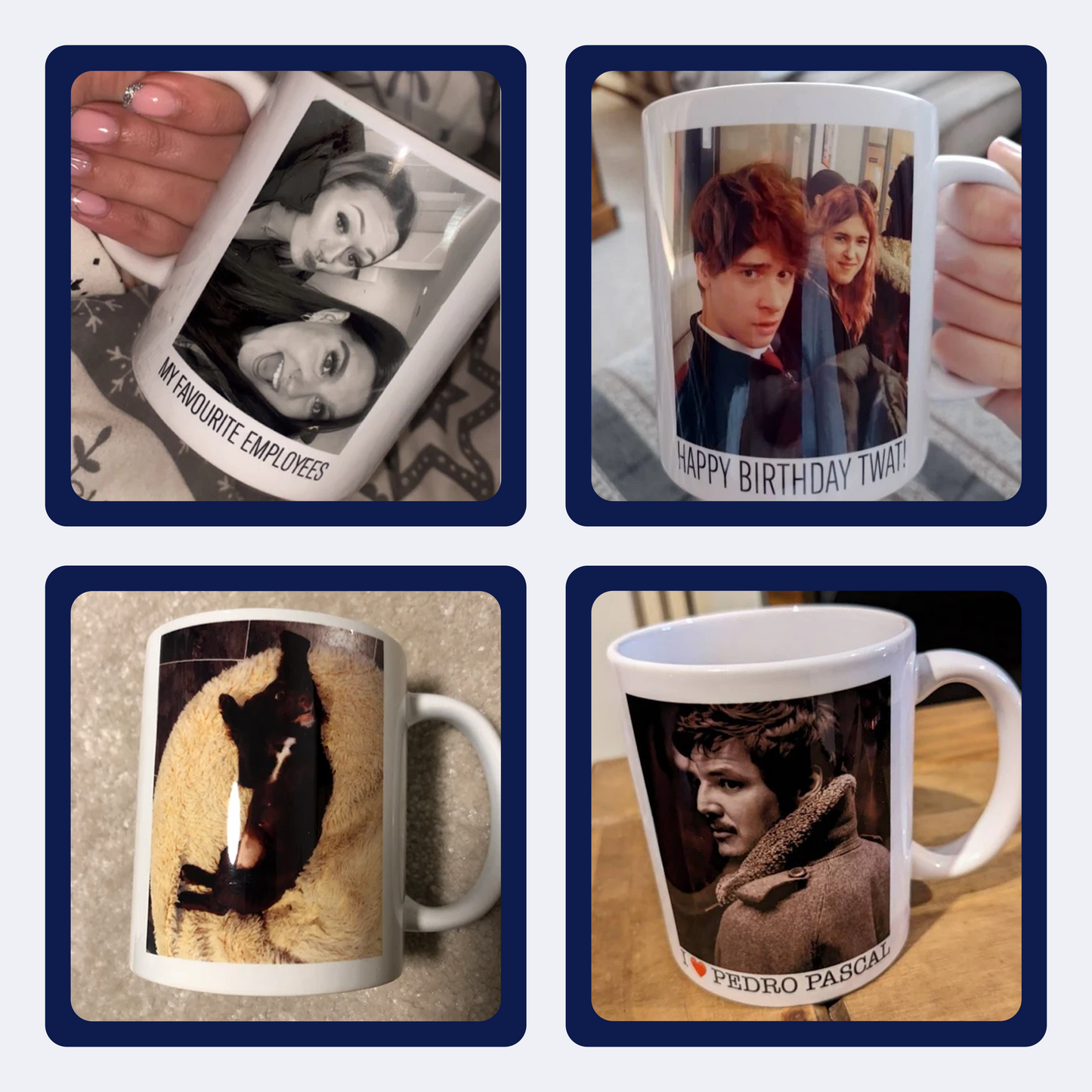 Personalised Photo Mug - Add Any Text or Photo - 11oz (325ml) - Unique Gift Idea