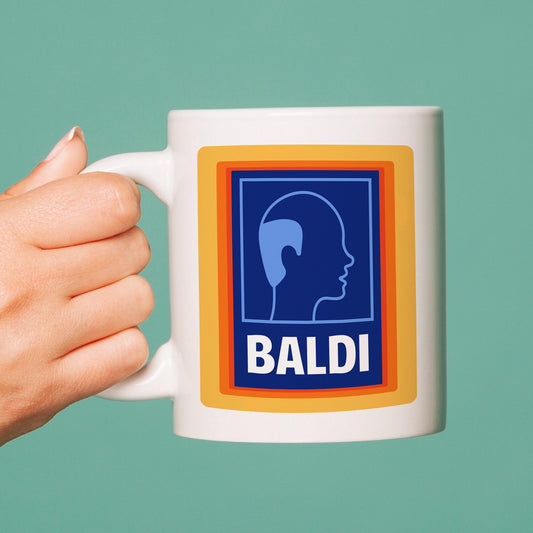 Baldi Mug | Aldi Inspired Ceramic Coffee Mug | 11oz